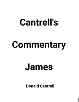 Paperback Cantrell's Commentary James Book