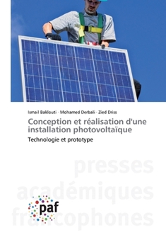 Paperback Conception et réalisation d'une installation photovoltaïque [French] Book