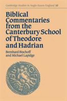 Paperback Biblical Commentaries from the Canterbury School of Theodore and Hadrian Book