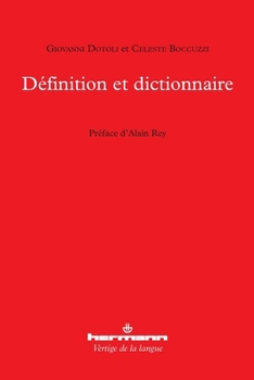 Paperback Définition et dictionnaire [French] Book