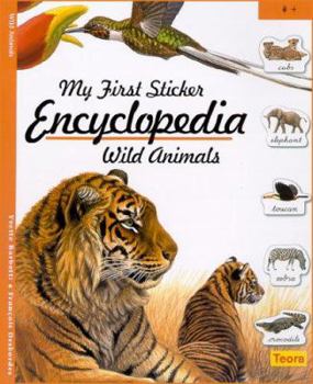 Paperback Wild Animals [With Stickers] Book