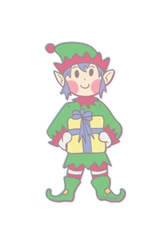 Paperback Christmas Elve Notebook: Graph Paper Journal 6x9 - 120 Pages Book