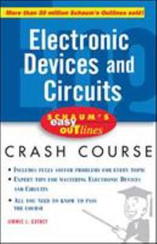 Paperback Schaum's Easy Outline of Electronic Devices and Circuits Book