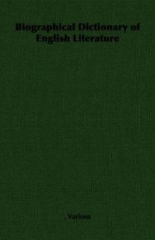 Paperback Biographical Dictionary of English Literature Book