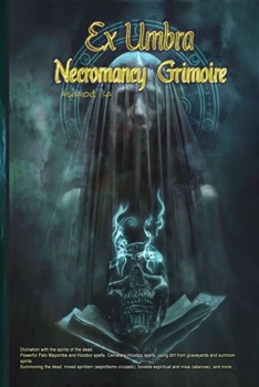 Paperback Ex Umbra- Necromancy Grimoire Book