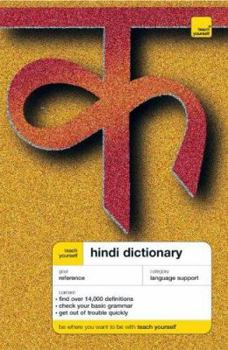 Paperback Teach Yourself Hindi Dictionary Book