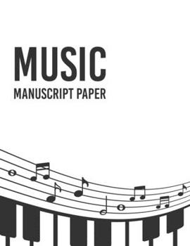 Paperback Standard Wirebound Manuscript Paper: Wide Staff Manuscript Paper Notebook - 9 Large Staves Per Page 102 Pages Book