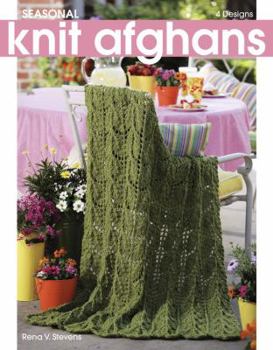 Paperback Seasonal Knit Afghans (Leisure Arts #4446) Book
