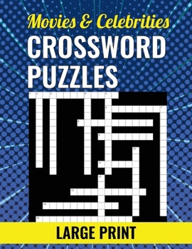 Paperback Movies & Celebrities Crossword Puzzles - Large Print Book