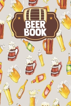 Paperback Beer Book: Unique Gifts Women Men Ipa Adult Boyfriend Grownups Hand Crafted Brewing Rating Review Book