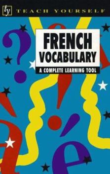 Paperback Teach Yourself: French Vocabulary Book