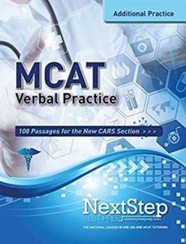 Paperback MCAT Verbal Practice: 108 Passages for the New Cars Section Book