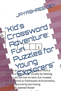 Paperback "Kid's Crossword Adventure: Fun Puzzles for Young Explorers" Book