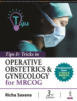 Paperback Tips & Tricks in Operative Obstetrics & Gynecology for Mrcog Book