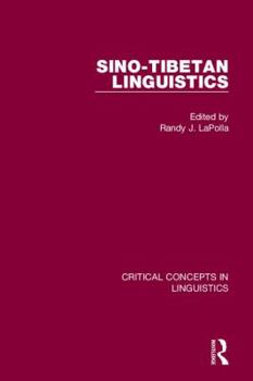 Hardcover Sino-Tibetan Linguistics Book