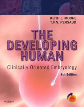 Paperback The Developing Human: Clinically Oriented Embryology with Student Consult Online Access Book