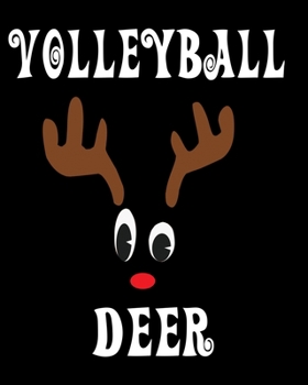 Paperback Voleyball Deer: Deer Elk Antler Hunting Hobby 2020 Monthly Planner Dated Journal 8" x 10" 110 pages Book