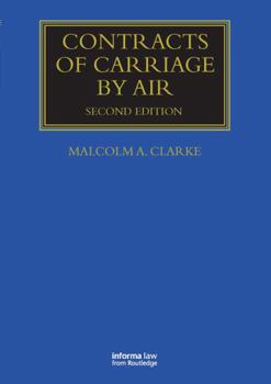 Hardcover Contracts of Carriage by Air Book