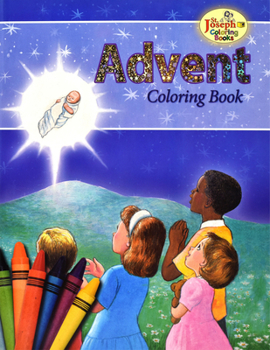 Paperback Coloring Book about Advent Book