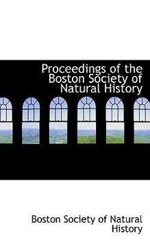 Paperback Proceedings of the Boston Society of Natural History Book