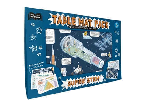 Misc. Help with Homework Super Stem Table Mat Pack: For Ages 5 & Up Book