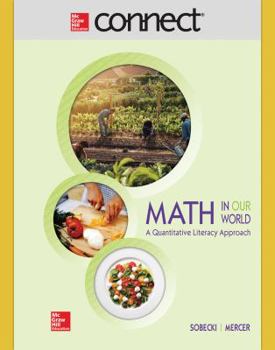 Hardcover Connect Math Hosted by Aleks Access Card 52 Weeks for Quantitative Literacy Book