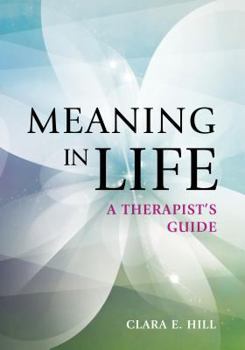 Paperback Meaning in Life: A Therapist's Guide Book