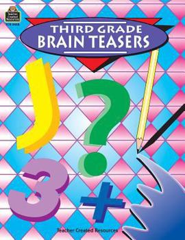 Paperback Third Grade Brain Teasers Book