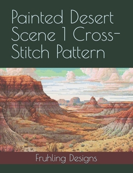 Paperback Painted Desert Scene 1 Cross-Stitch Pattern Book