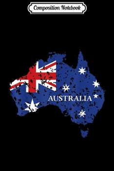 Composition Notebook: Australian Flag Continent & Country  Journal/Notebook Blank Lined Ruled 6x9 100 Pages