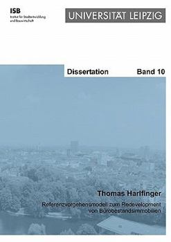 Paperback Referenzvorgehensmodell zum Redevelopment von Bürobestandsimmobilien [German] Book