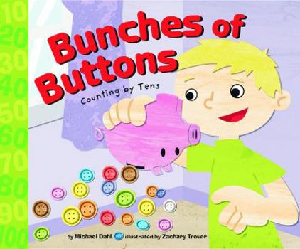 Hardcover Bunches of Buttons: Counting by Tens Book