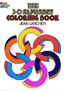 Paperback The 3-D Alphabet Coloring Book