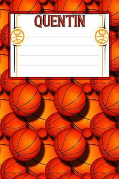 Paperback Basketball Life Quentin: College Ruled Composition Book