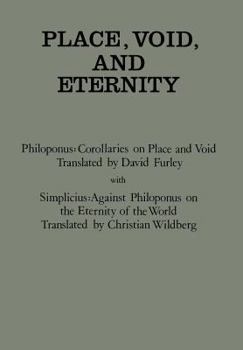 Hardcover Place, Void, and Eternity Book