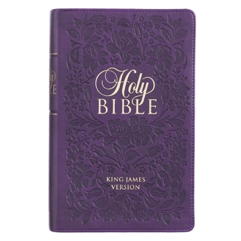 Imitation Leather KJV Bible Giant Print Purple [Large Print] Book