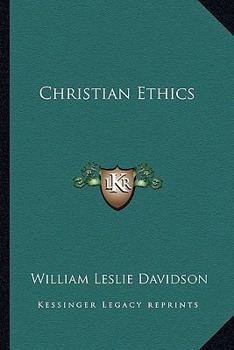 Paperback Christian Ethics Book