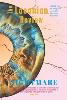 Paperback The Lacanian Review 8: Nightmare Book