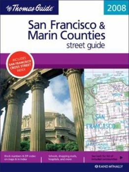 Spiral-bound The Thomas Guide San Francisco & Marin Counties Street Guide Book