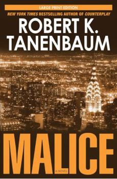 Hardcover Malice (A Butch Karp-Marlene Ciampi Thriller) [Large Print] Book