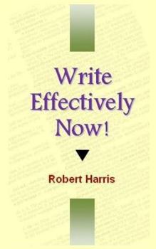 Paperback Write Effectively Now! Book