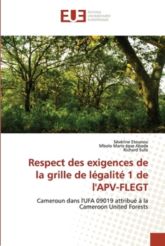 Paperback Respect des exigences de la grille de légalité 1 de l'APV-FLEGT [French] Book