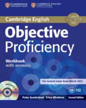 Paperback Objective Proficiency Workbook with Answers with Audio CD [With CD (Audio)] Book