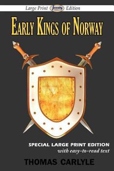 Paperback Early Kings of Norway (Large Print Edition) [Large Print] Book