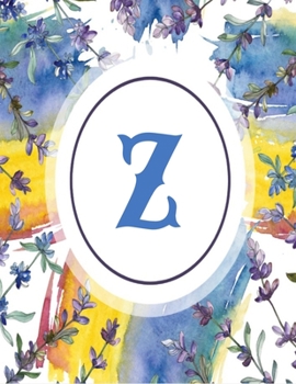 Paperback Z: 2020 Monogram Weekly Planner - Lavender Theme January 1 To December 31, 2020 Book