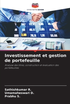 Paperback Investissement et gestion de portefeuille [French] Book