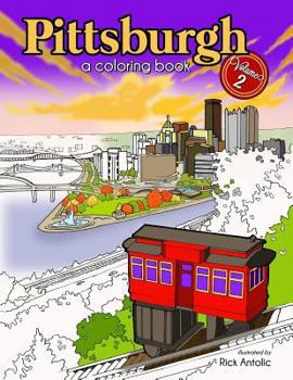 Paperback Pittsburgh: A Coloring Book, Volume 2 Book