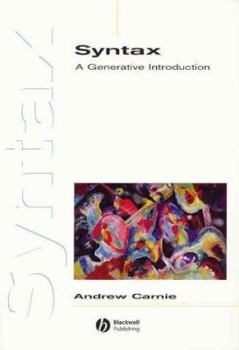 Paperback Syntax: A Generative Introduction Book