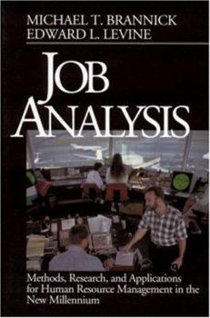 Paperback Job Analysis: Methods, Research, and Applications for Human Resource Management in the New Millennium Book