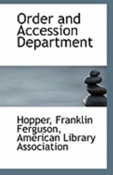 Paperback Order and Accession Department Book